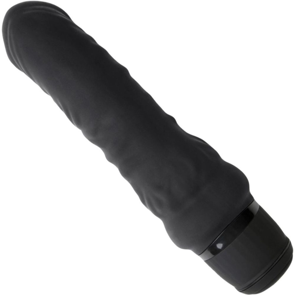 Realistic Vibrators | Realistic Silicone Waterproof Rechargeable 6" Vibrator – Black