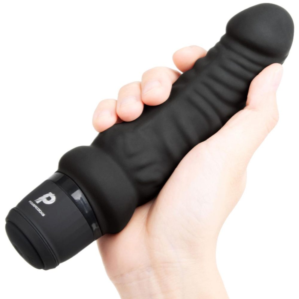 Realistic Vibrators | Realistic Silicone Waterproof Rechargeable 6" Vibrator – Black