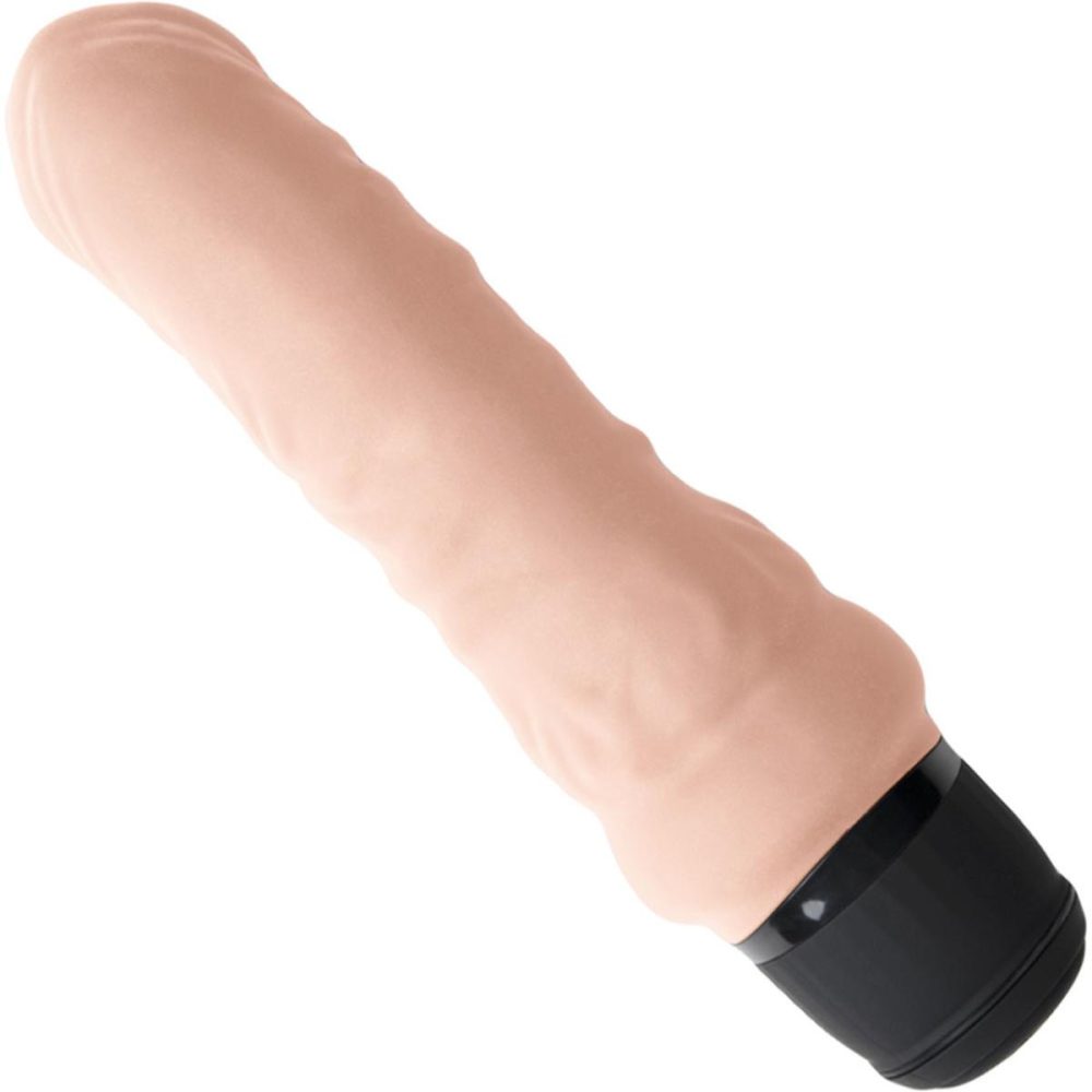 Realistic Vibrators | Realistic Silicone Waterproof Rechargeable 6" Vibrator – Vanilla