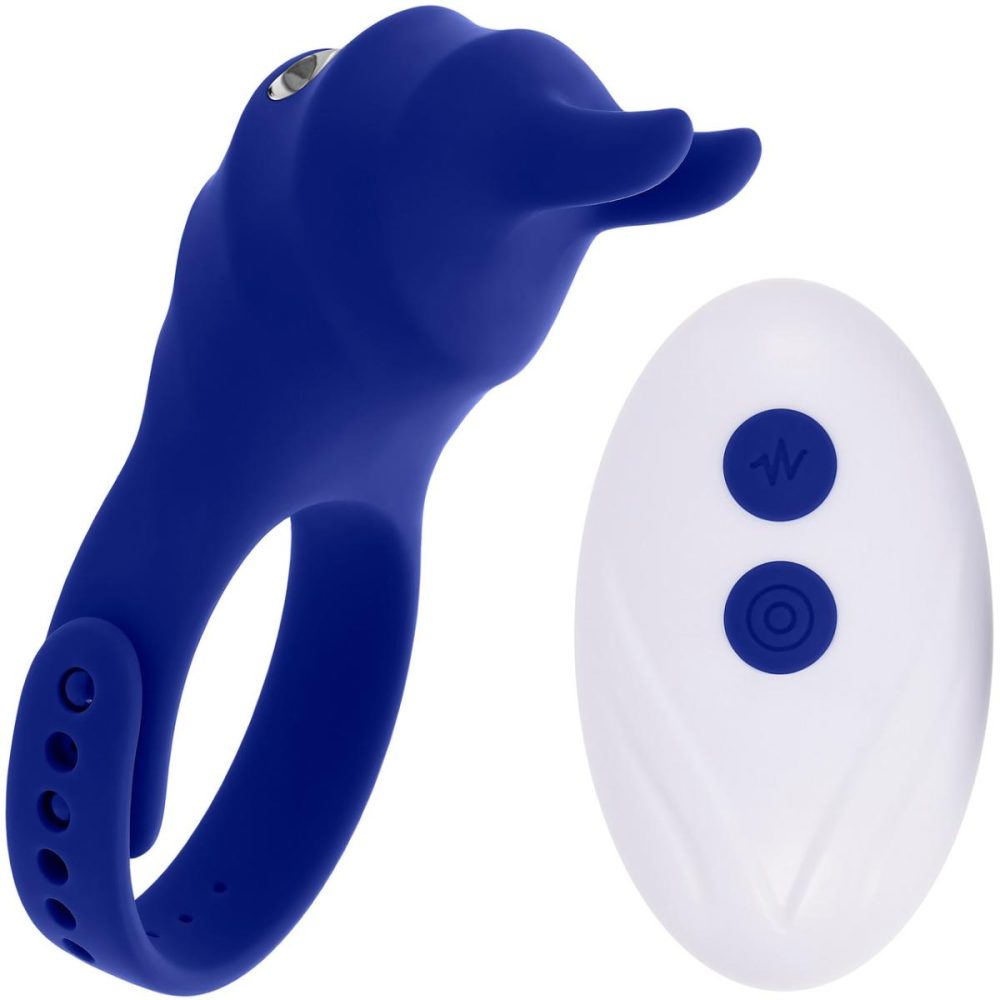 Remote Control Vibrators | Adjustable Fun Ring Rechargeable Silicone Vibrating Couples Cock Ring With Remote