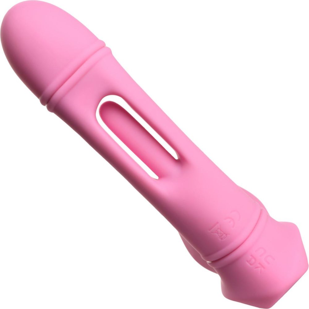 Remote Control Vibrators | Flickers G-Flick Rechargeable Silicone Flicking G-Spot Vibrator With Remote – Pink