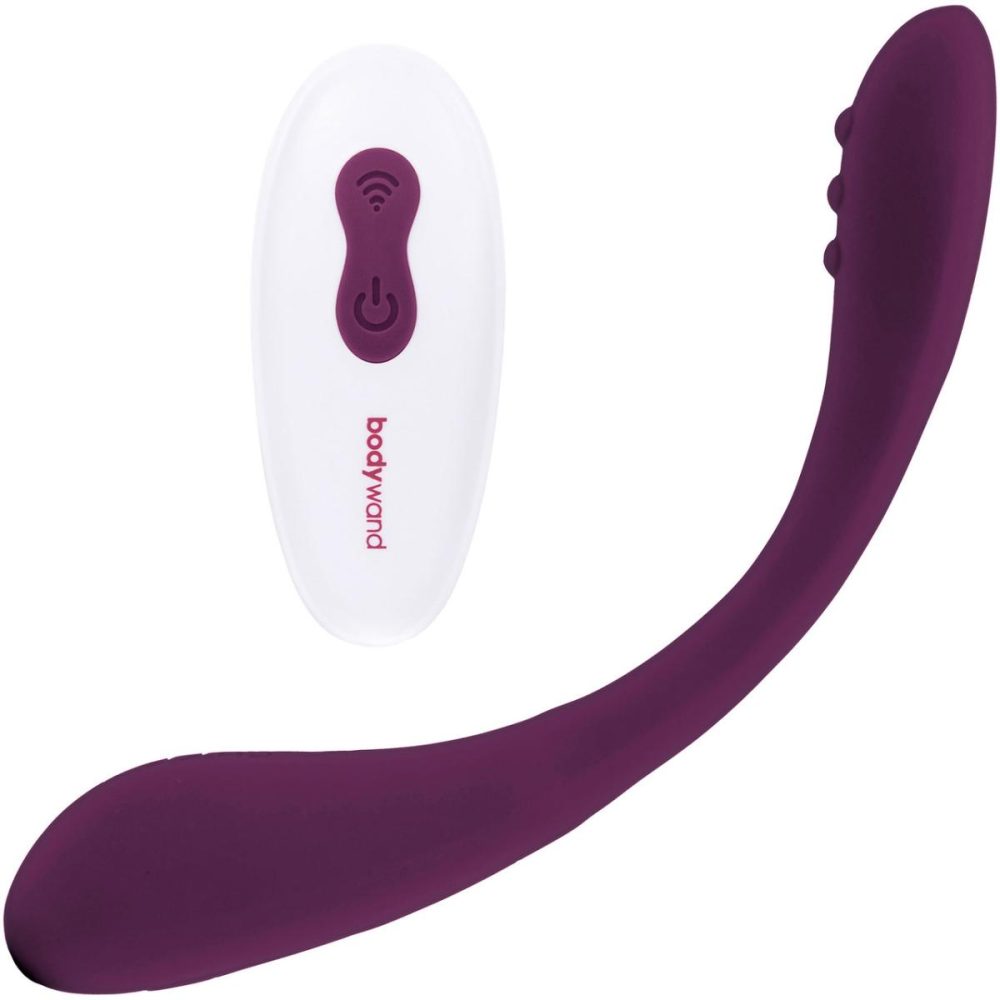 Remote Control Vibrators | i.D. Bend Rechargeable Silicone Bendable Dual Stimulation Vibrator With Remote – Purple