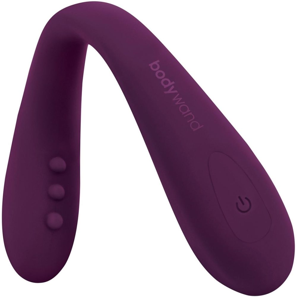 Remote Control Vibrators | i.D. Bend Rechargeable Silicone Bendable Dual Stimulation Vibrator With Remote – Purple