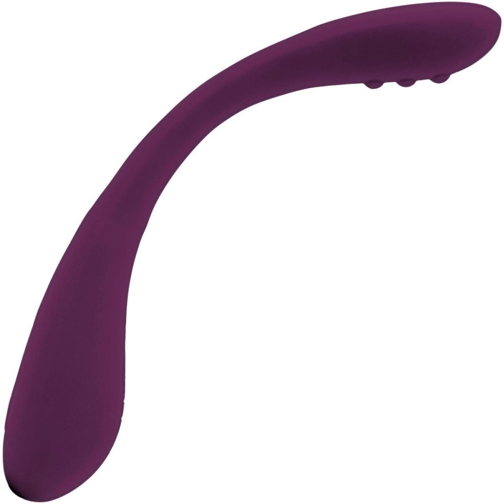 Remote Control Vibrators | i.D. Bend Rechargeable Silicone Bendable Dual Stimulation Vibrator With Remote – Purple