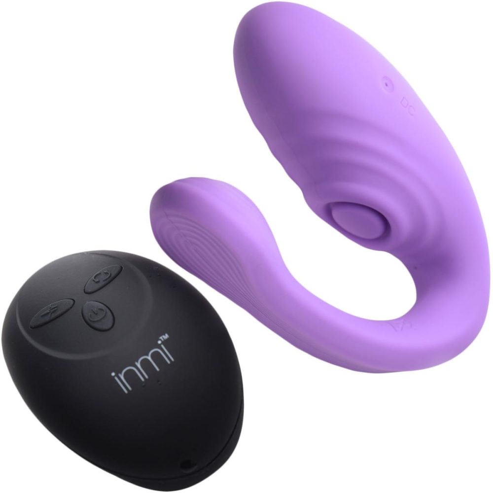 Remote Control Vibrators | Inmi 7X Pulse Pro Pulsing Silicone Rechargeable Clitoral Stimulator With Remote – Purple