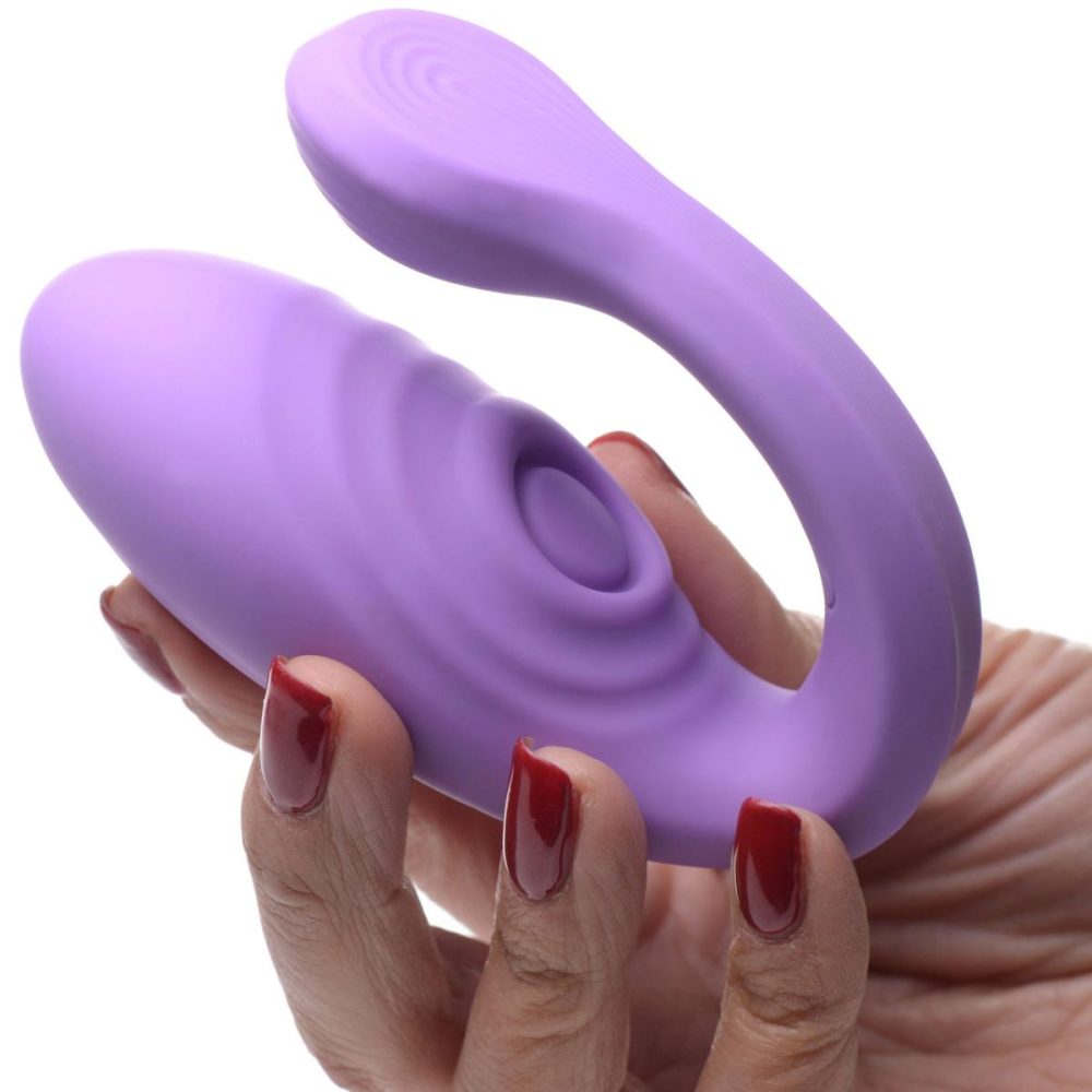 Remote Control Vibrators | Inmi 7X Pulse Pro Pulsing Silicone Rechargeable Clitoral Stimulator With Remote – Purple