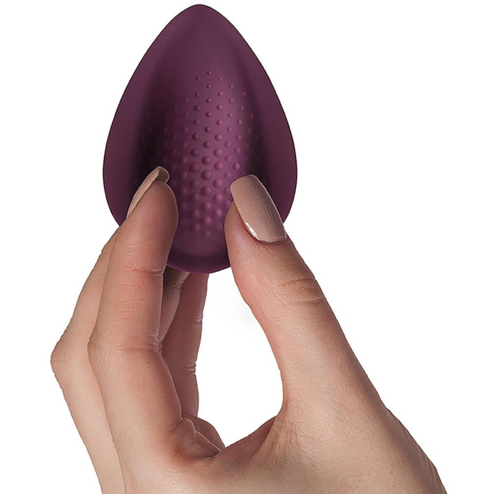 Remote Control Vibrators | Knickerbocker Glory Rechargeable Silicone Clitoral Stimulator With Remote Rocks-Off – Burgundy