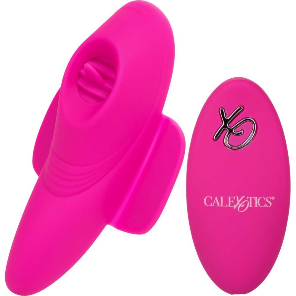 Remote Control Vibrators | Lock-N-Play Remote Flicker Rechargeable Silicone Panty Teaser With Remote – Pink