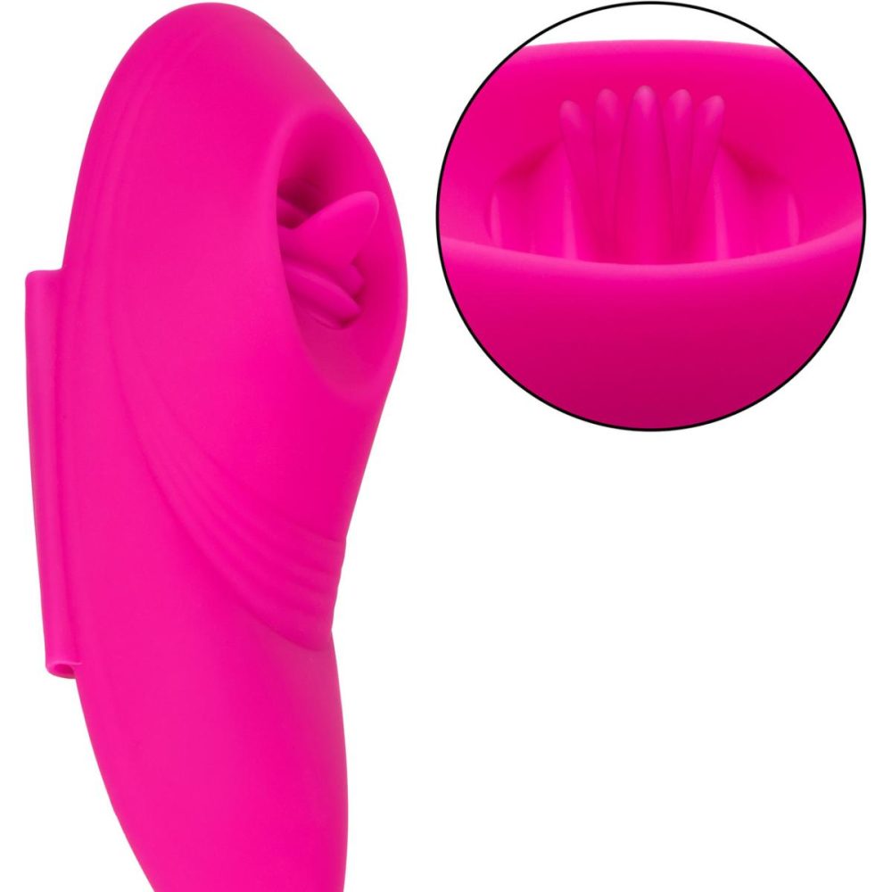 Remote Control Vibrators | Lock-N-Play Remote Flicker Rechargeable Silicone Panty Teaser With Remote – Pink