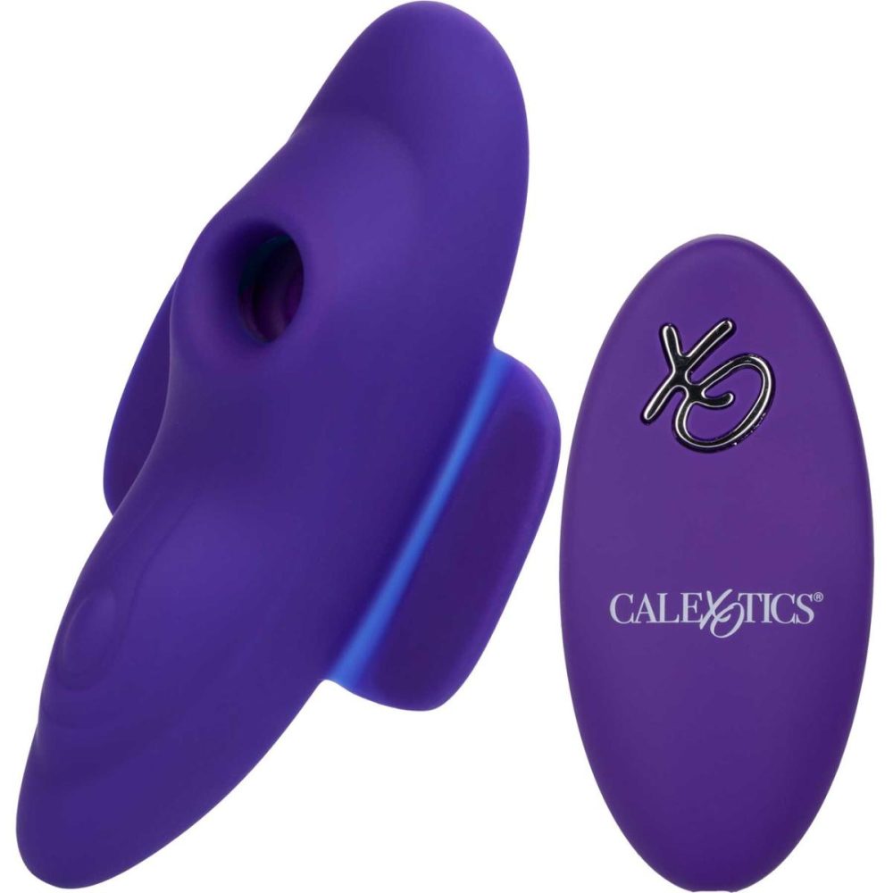 Remote Control Vibrators | Lock-N-Play Remote Suction Rechargeable Silicone Panty Teaser With Remote – Purple