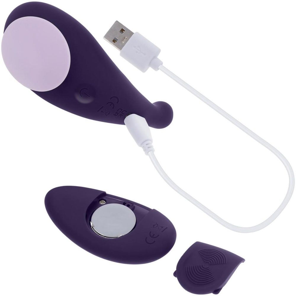 Remote Control Vibrators | Panty Party Rechargeable Silicone Magnetic Panty Vibrator With Remote – Purple