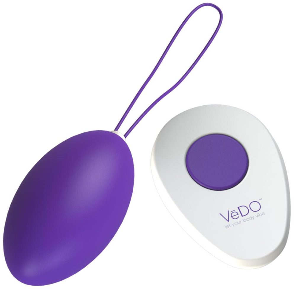 Remote Control Vibrators | Peach Remote Vibrating Egg by VeDO – Into You Indigo