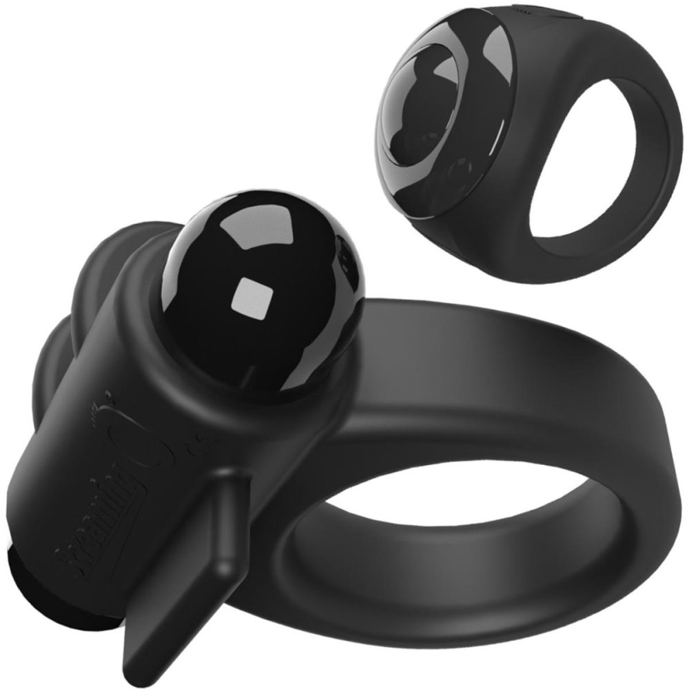 Remote Control Vibrators | Switch Rechargeable Vibrating Silicone Cock Ring With Remote – Black