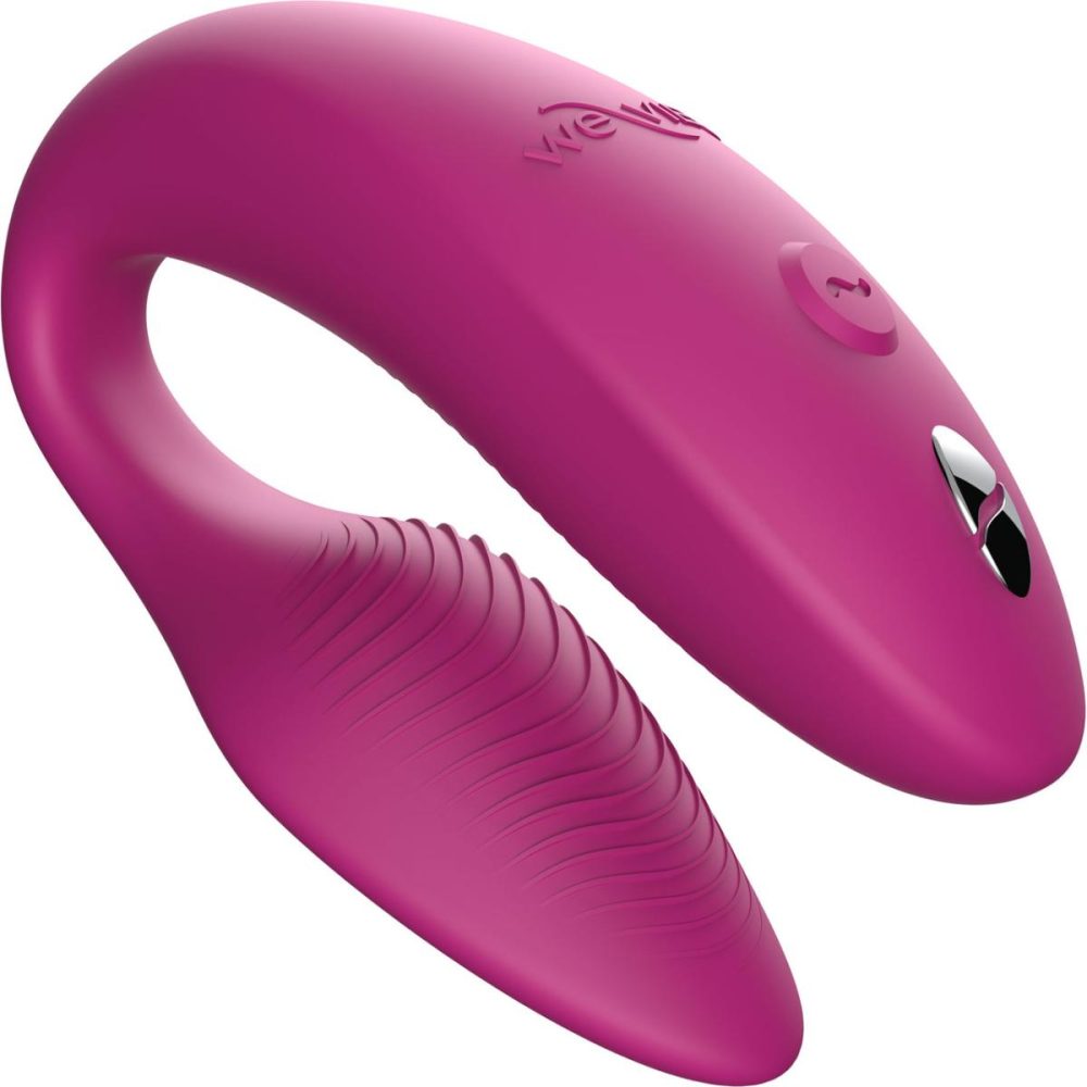 Remote Control Vibrators | Sync Rechargeable Silicone Remote & App Controlled Couples Vibrator – Dusty Pink