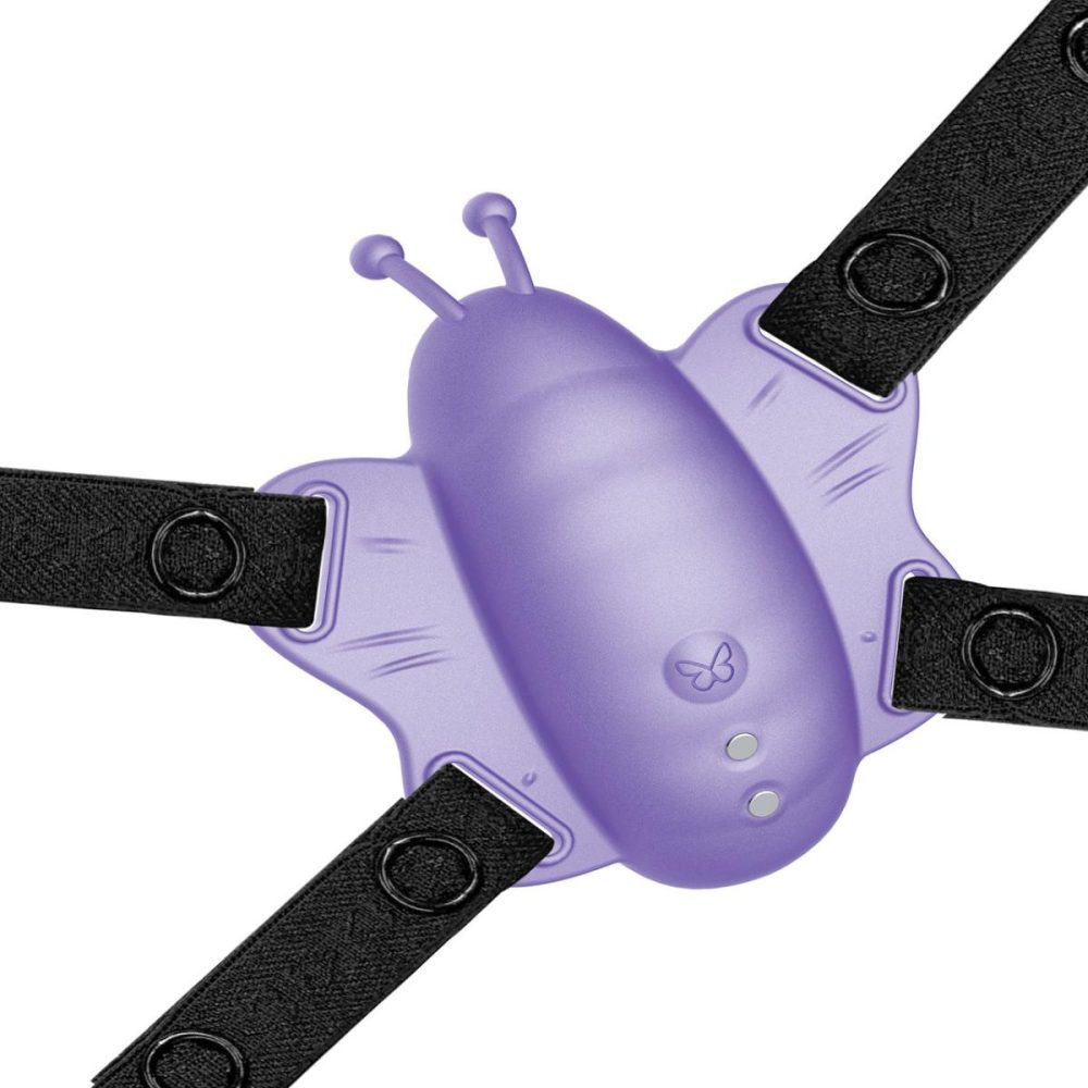 Remote Control Vibrators | The Remote Control Butterfly Silicone Rechargeable Panty Vibe – Purple