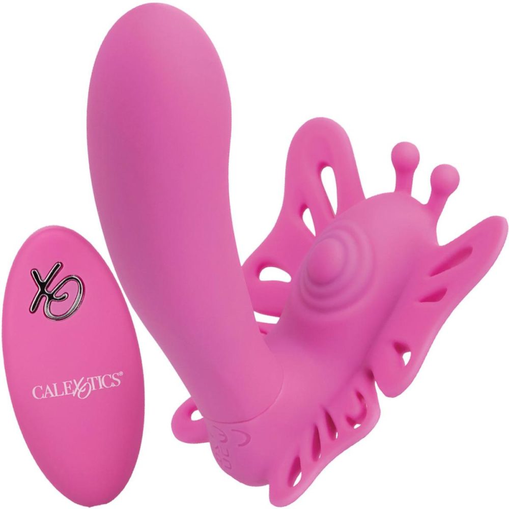 Remote Control Vibrators | Venus Butterfly Silicone Remote Pulsating Venus G Dual Stimulation Vibrator