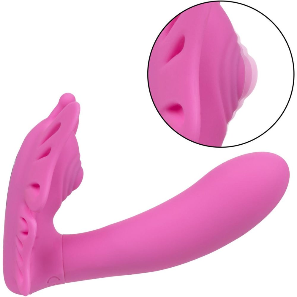 Remote Control Vibrators | Venus Butterfly Silicone Remote Pulsating Venus G Dual Stimulation Vibrator