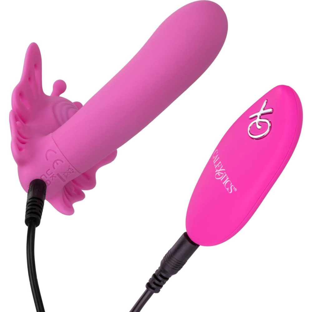 Remote Control Vibrators | Venus Butterfly Silicone Remote Pulsating Venus G Dual Stimulation Vibrator