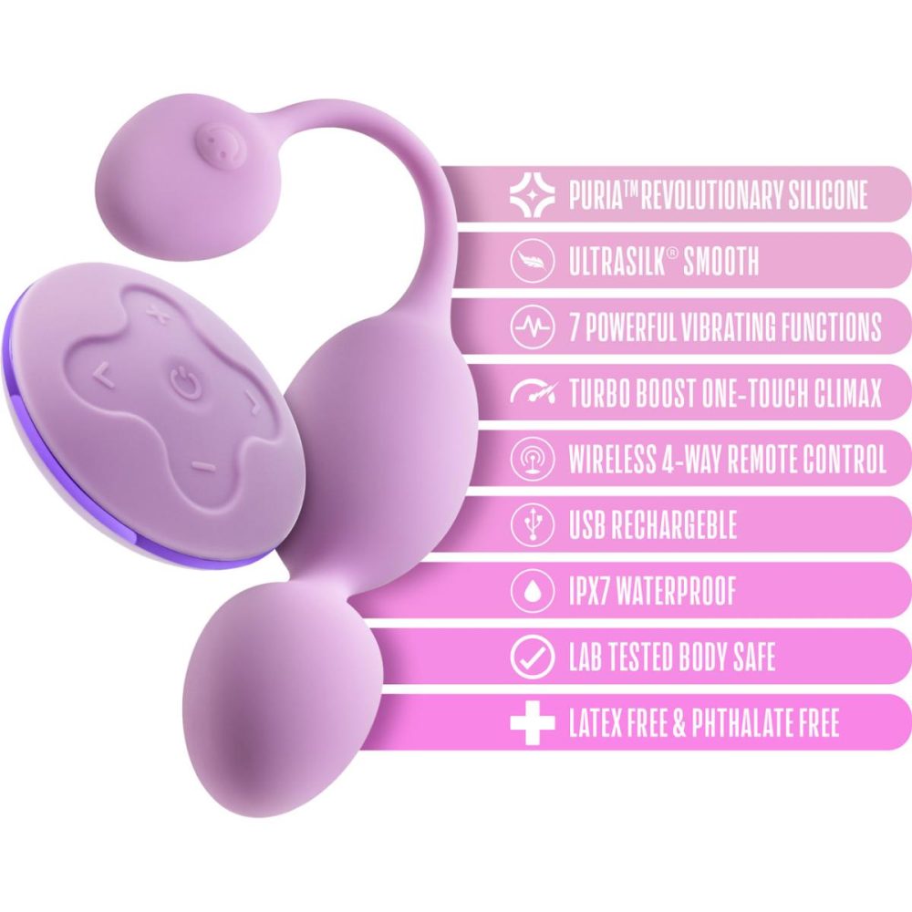 Remote Control Vibrators | Wellness Raine Rechargeable Waterproof Silicone Vibrating Kegel Ball With Remote