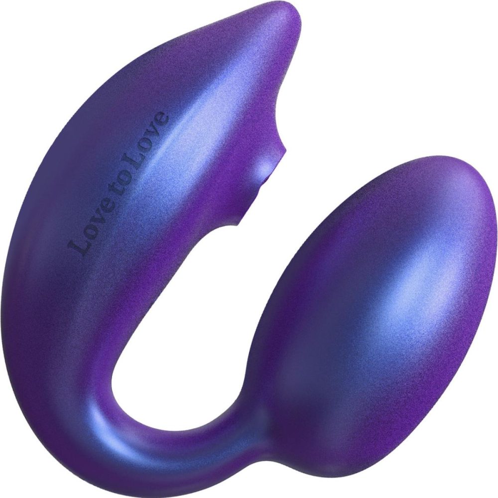 Remote Control Vibrators | Wonderlover Air Pulse Clitoral Stimulator & Vibrating G-Spot Egg Love To Love – Iridescent Night