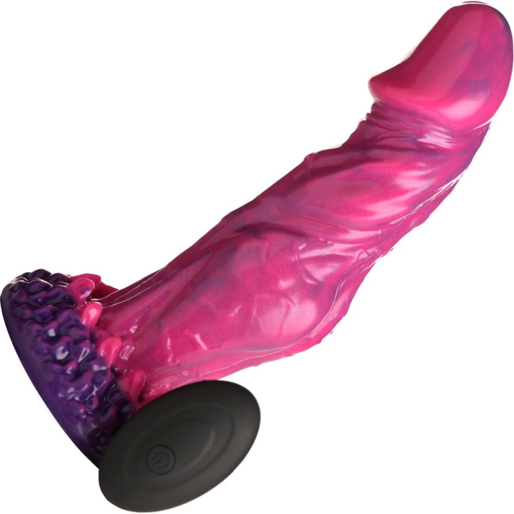 Remote Control Vibrators | Xenox 8.75" Rechargeable Vibrating Silicone Suction Cup Dildo With Remote