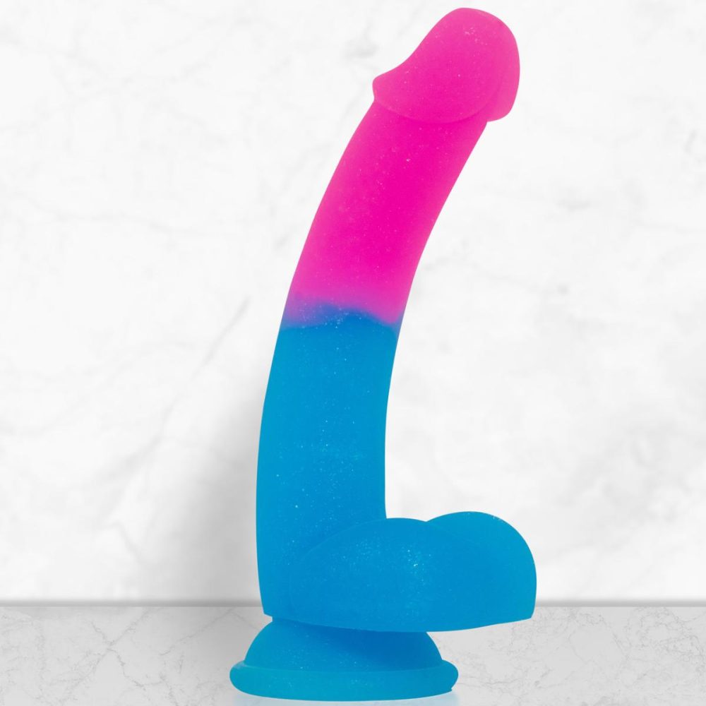 Semi-Realistic Dildos | Avant Chasing Sunsets Silicone Suction Cup Dildo With Balls – Mermaid