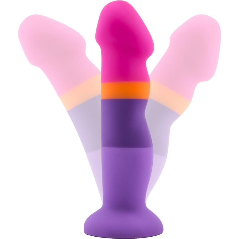 Semi-Realistic Dildos | Avant D3 Summer Fling Silicone G-Spot Dildo With Suction Cup Base