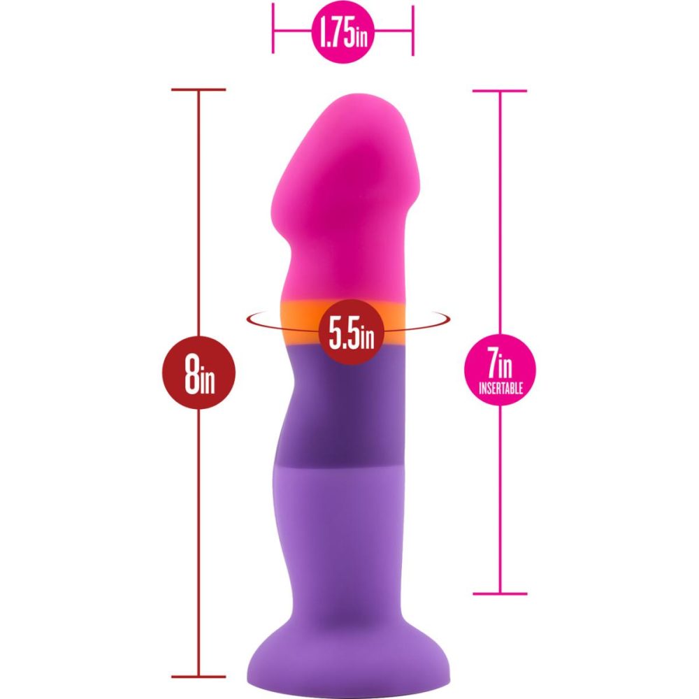 Semi-Realistic Dildos | Avant D3 Summer Fling Silicone G-Spot Dildo With Suction Cup Base