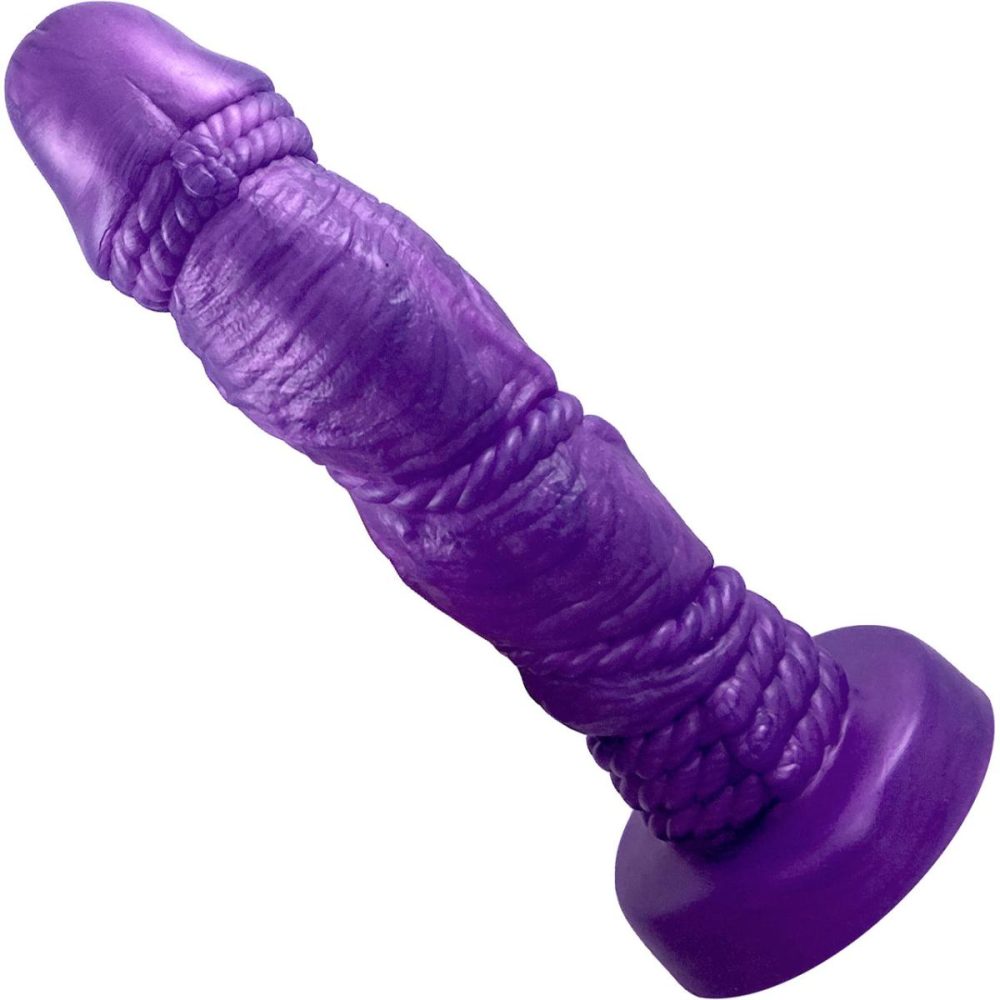 Semi-Realistic Dildos | Bound 2.0 XL 10" Silicone Super Textured Dildo – Nola Purple