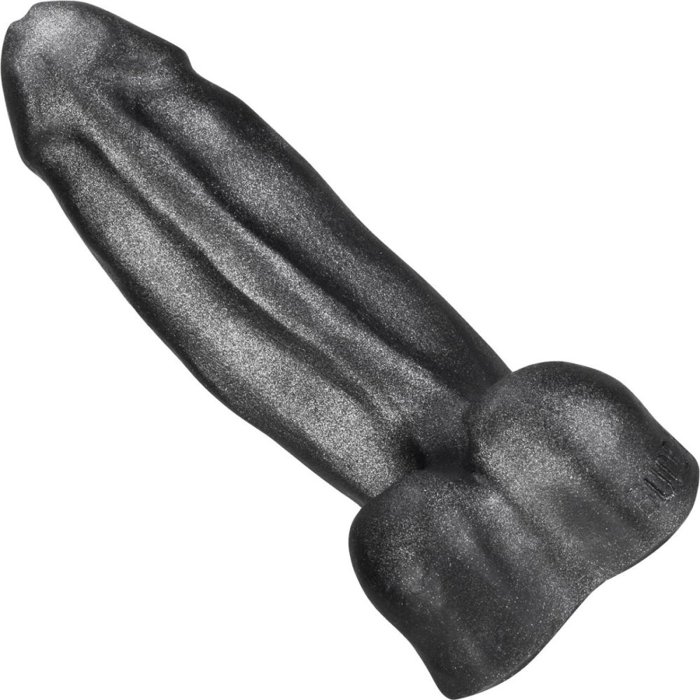 Semi-Realistic Dildos | Buddy 6" Super Squishy Thick Silicone Dildo – Smoke Smoosh Metallic