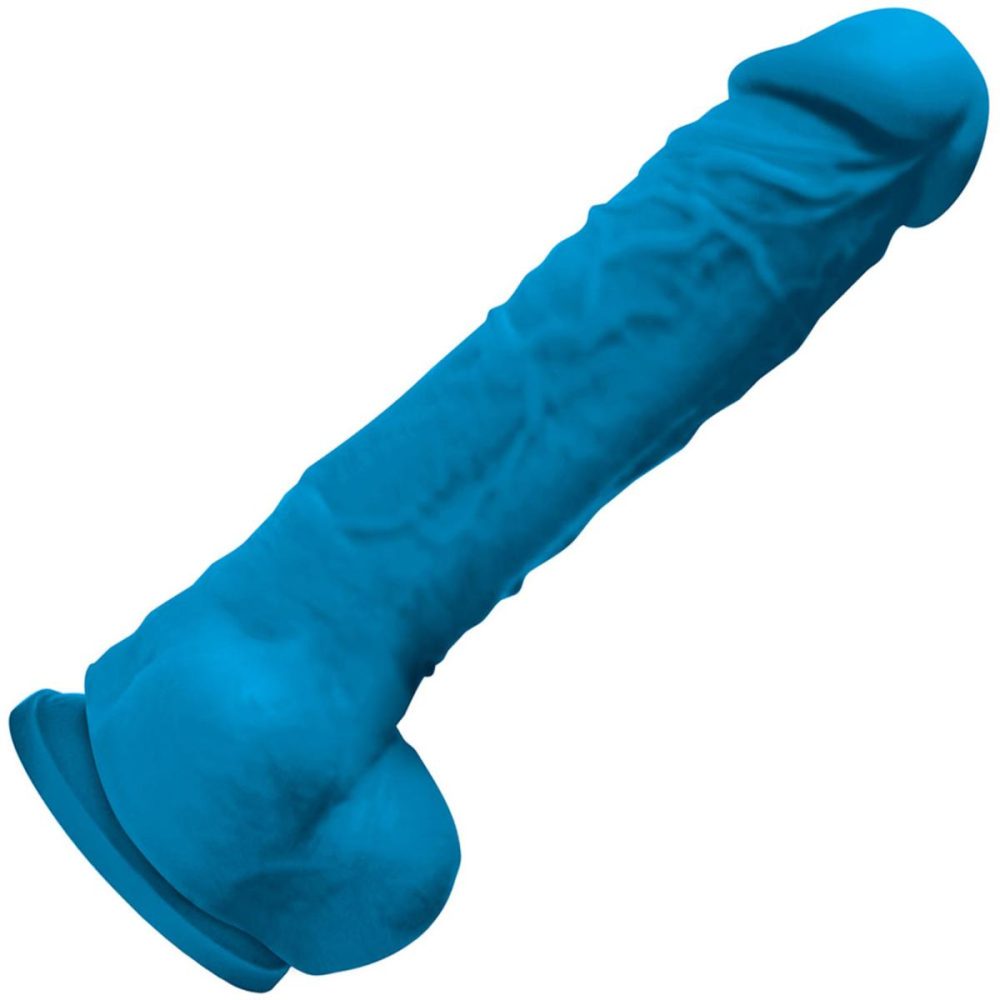 Semi-Realistic Dildos | Colours Pleasures 5 Inch Blue Silicone Suction Cup Dildo