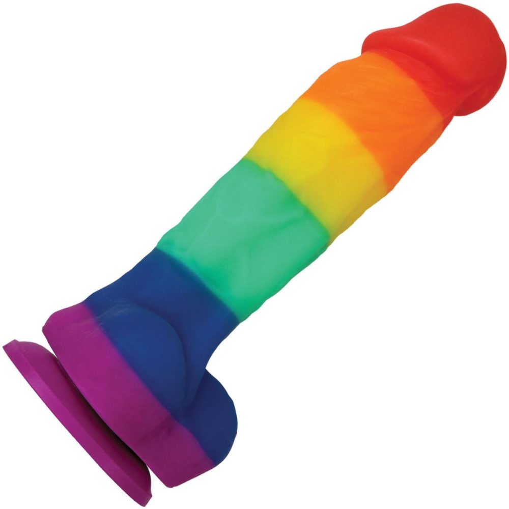 Semi-Realistic Dildos | Colours Pleasures 5 Inch Pride Edition Silicone Suction Cup Dildo