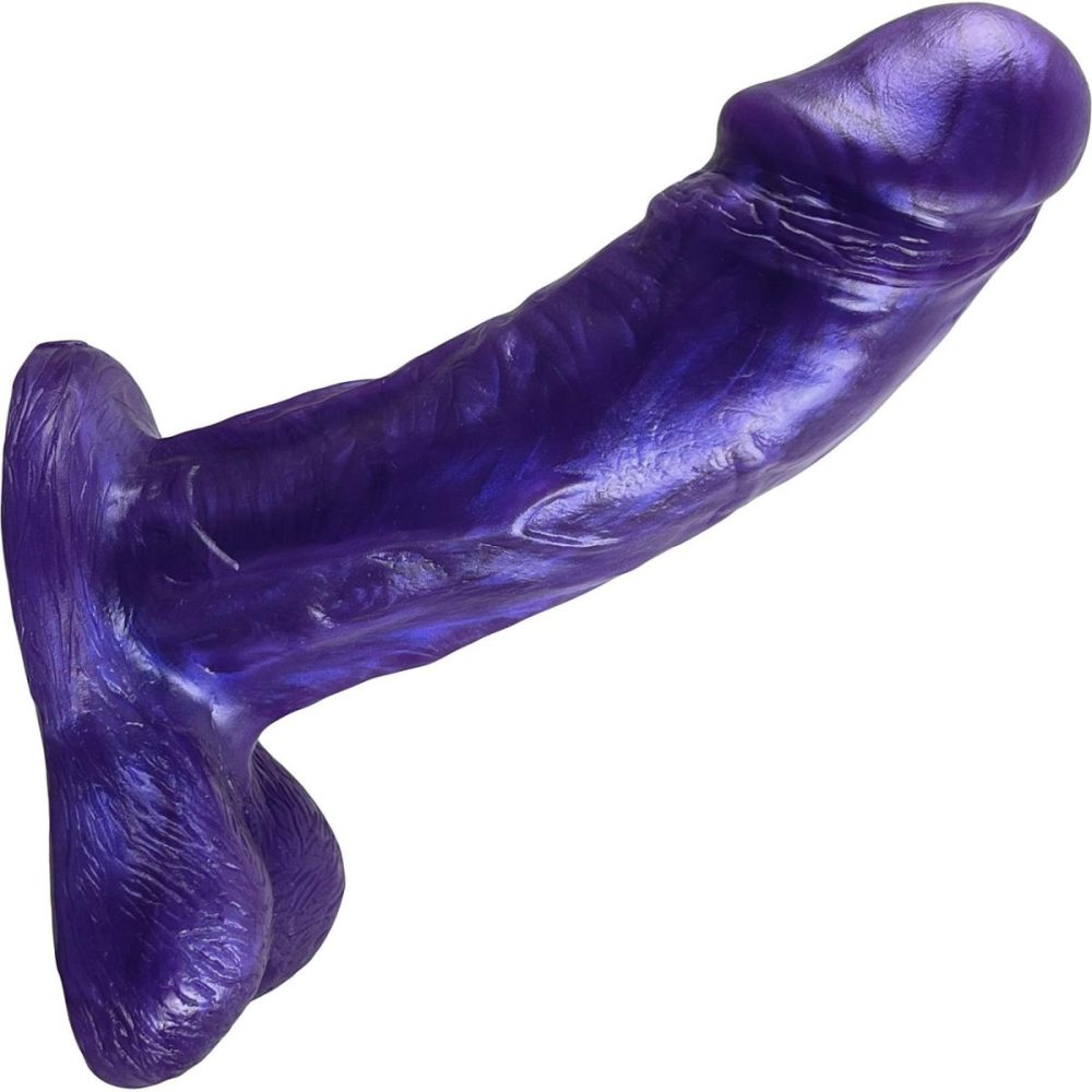 Semi-Realistic Dildos | Johnny Silicone Dildo – Purple