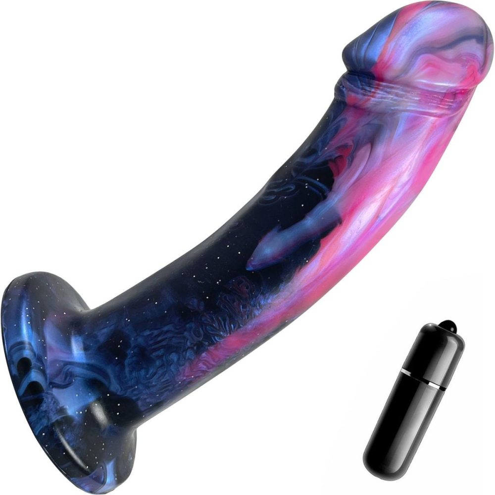 Semi-Realistic Dildos | Leo Vibrating Silicone Dildo – Galaxy