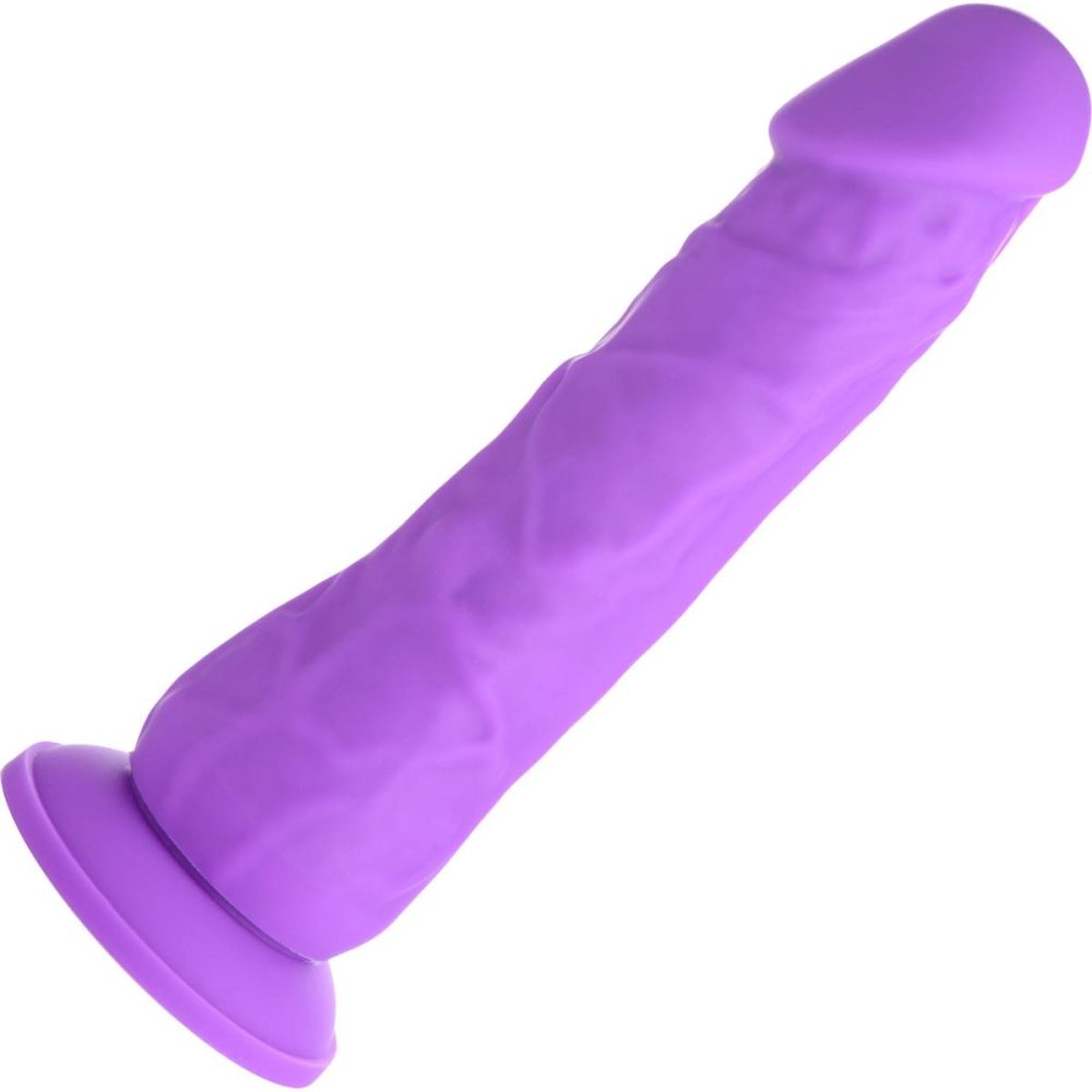 Semi-Realistic Dildos | Lollicock 7" Silicone Suction Cup Dildo – Grape