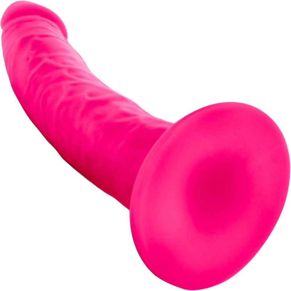 Semi-Realistic Dildos | Neo Elite 7.5 Inch Dual Density Realistic Silicone Dildo by – Neon Pink