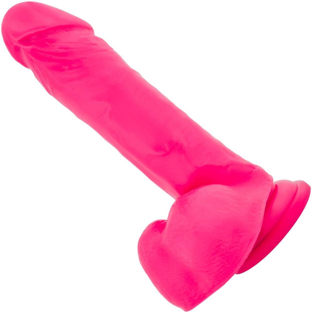 Semi-Realistic Dildos | Ruse Big Poppa Silicone Suction Cup Dildo by Novelties – Hot Pink