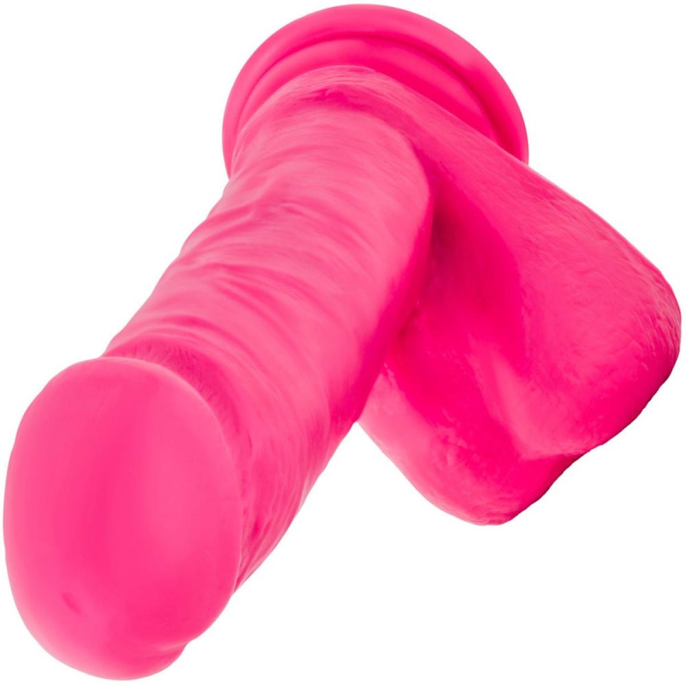 Semi-Realistic Dildos | Ruse Big Poppa Silicone Suction Cup Dildo by Novelties – Hot Pink