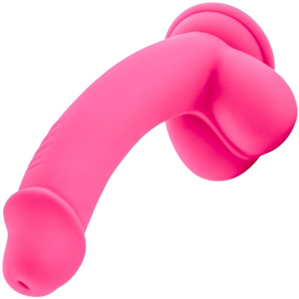 Semi-Realistic Dildos | Ruse D Thang Silicone Suction Cup Dildo by Novelties – Hot Pink