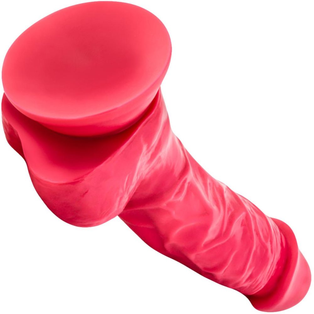 Semi-Realistic Dildos | Ruse Hypnotize Silicone Suction Cup Dildo by Novelties – Cerise