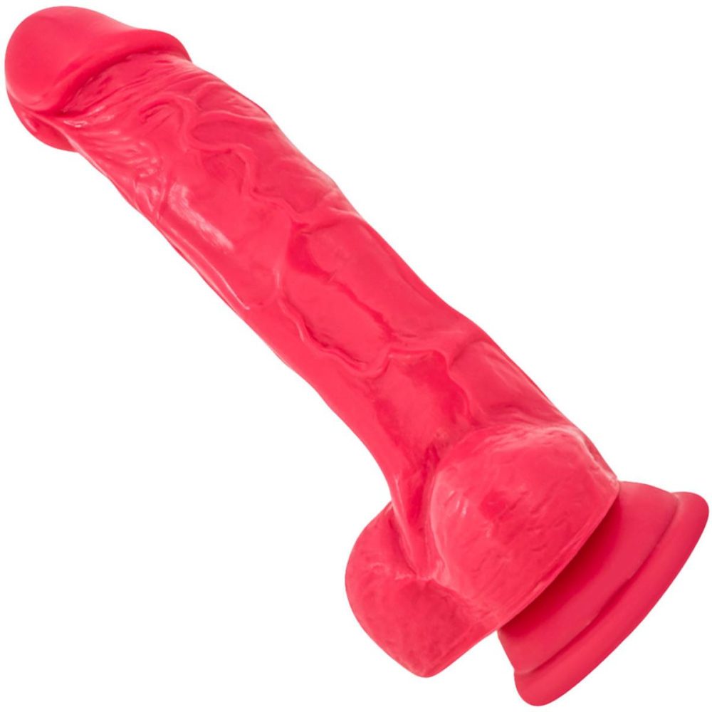 Semi-Realistic Dildos | Ruse Hypnotize Silicone Suction Cup Dildo by Novelties – Cerise