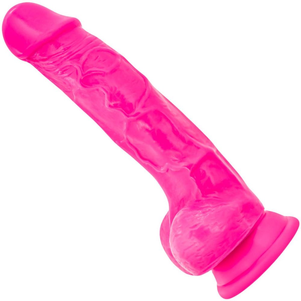 Semi-Realistic Dildos | Ruse Hypnotize Silicone Suction Cup Dildo by Novelties – Hot Pink