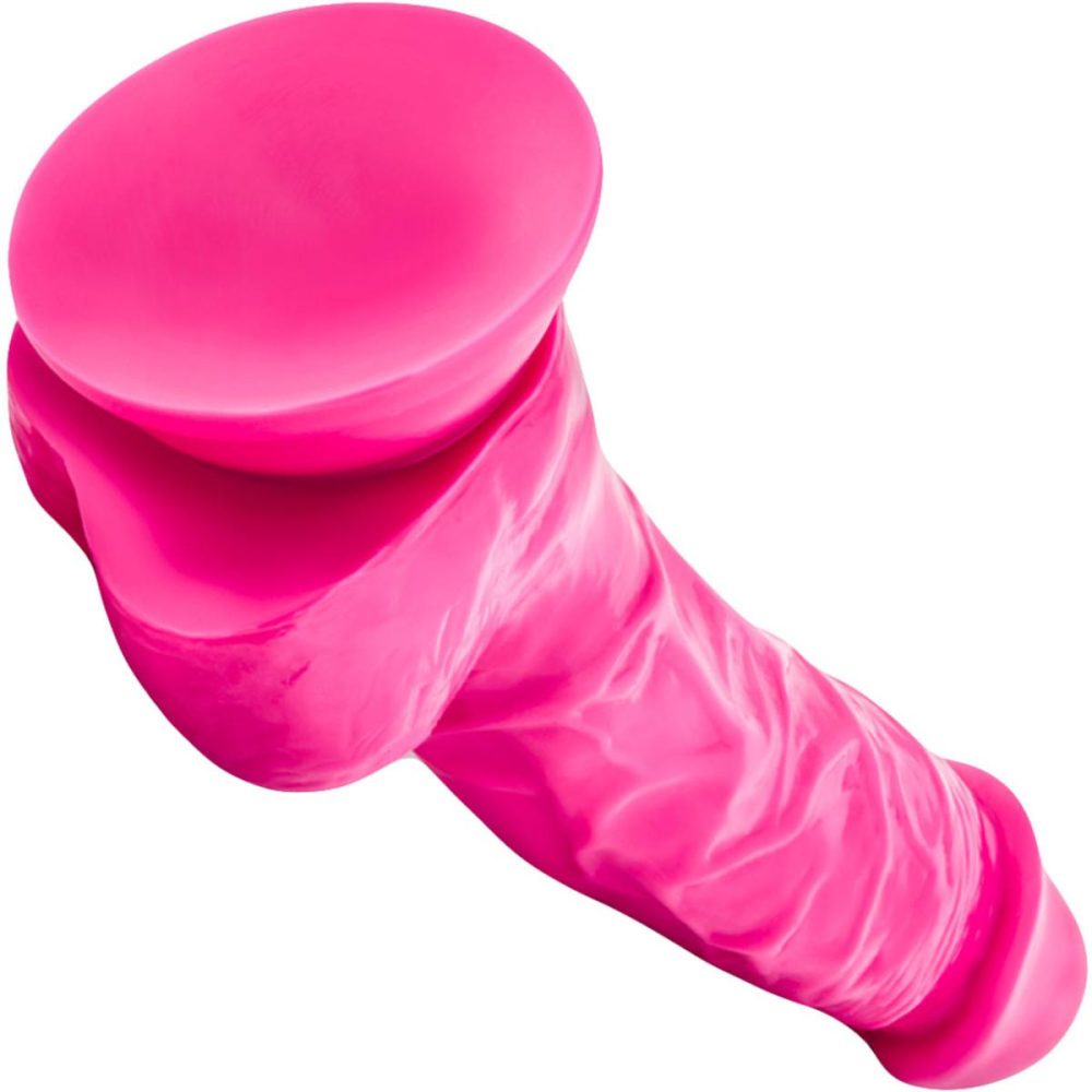 Semi-Realistic Dildos | Ruse Hypnotize Silicone Suction Cup Dildo by Novelties – Hot Pink