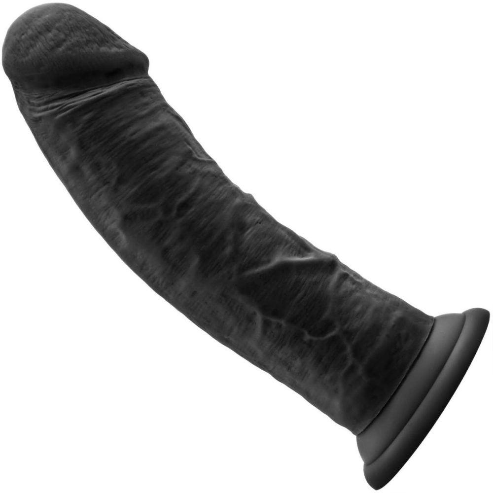 Semi-Realistic Dildos | Ruse Jammy Silicone Suction Cup Dildo by Novelties – Black