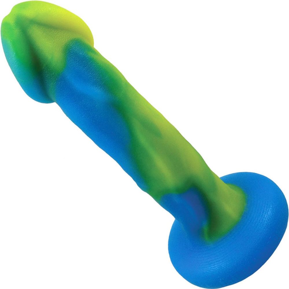 Semi-Realistic Dildos | Shilo Pack And Play Silicone Dildo by – Blue & Yellow