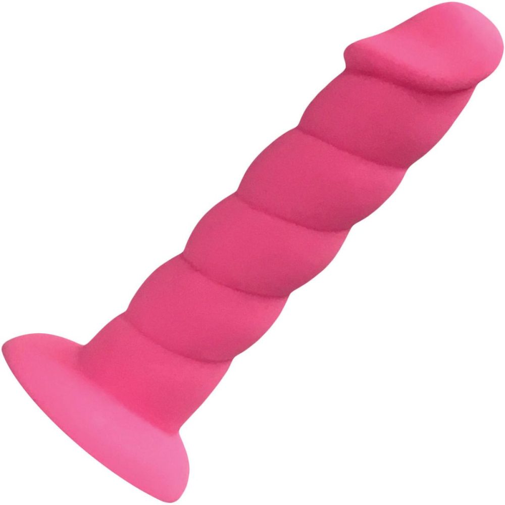 Semi-Realistic Dildos | Suga Daddy 8" Silicone Suction Cup Dildo – Pink