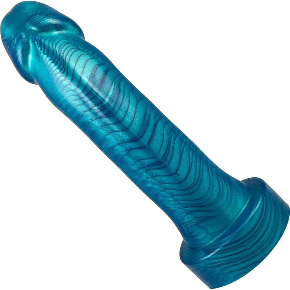 Semi-Realistic Dildos | The Essential 6" Silicone Dildo Model B – Mermaid Blue