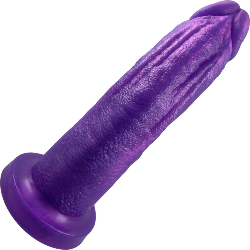 Semi-Realistic Dildos | The Maximus Giant 8.75" Platinum Silicone Ultrarealistic Dildo – NOLA Purple