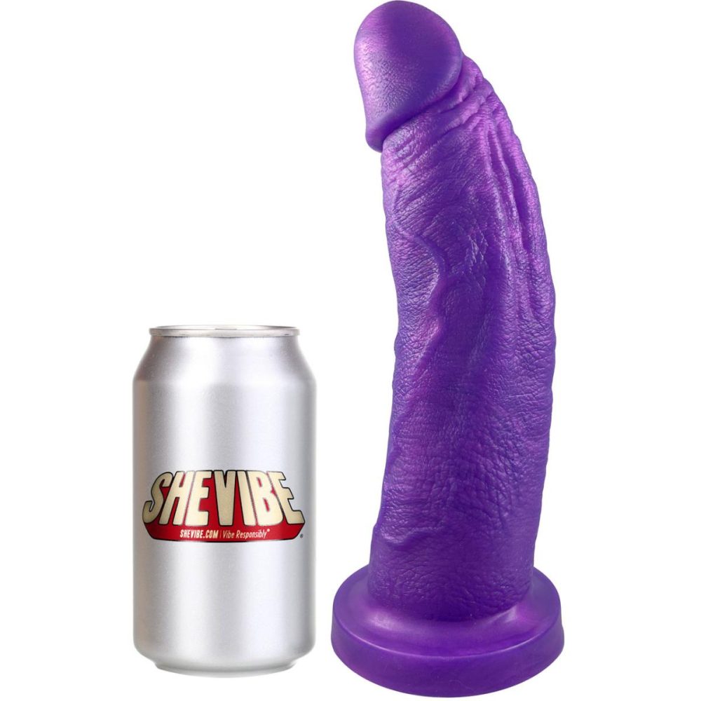 Semi-Realistic Dildos | The Maximus Giant 8.75" Platinum Silicone Ultrarealistic Dildo – NOLA Purple