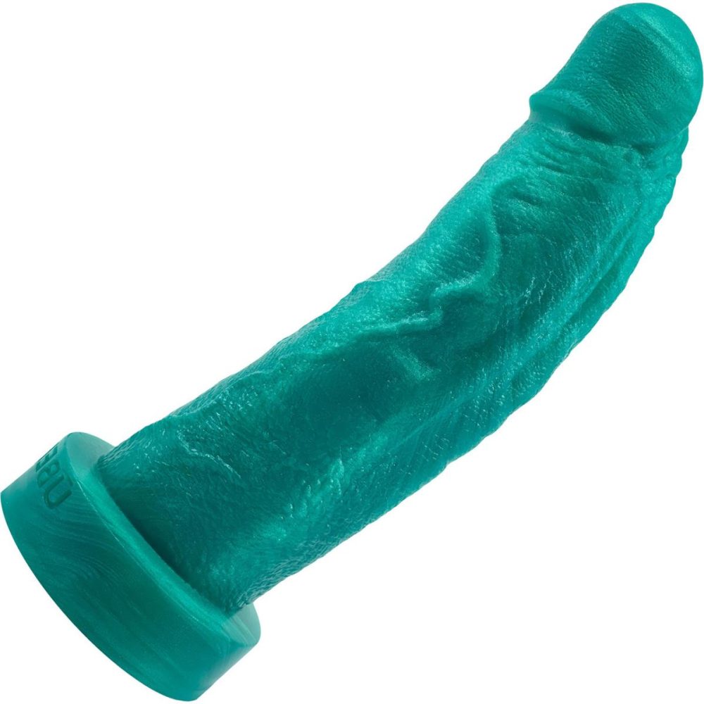 Semi-Realistic Dildos | The Maximus Medium 8.25" Platinum Silicone Ultrarealistic Dildo – Seafoam Green